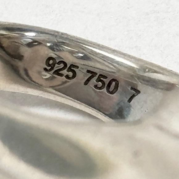 LAGOS Caviar .925/18K Gold Blue Topaz Statement Ring - Picture 9 of 11